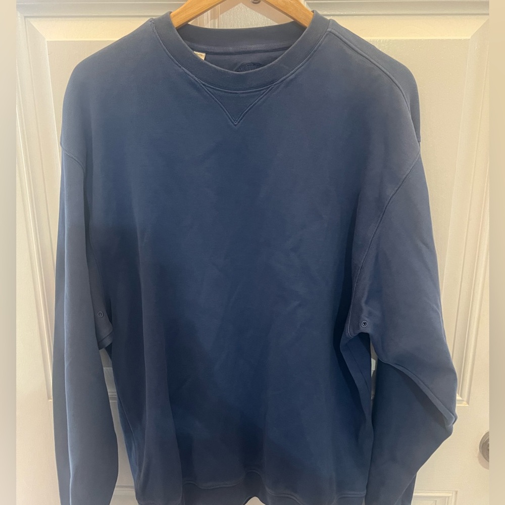 Cutter and Buck Blue Pima Cotton Pullover Size XL